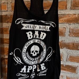 Jelly Roll 'Bad Apple' Black Graphic Tank